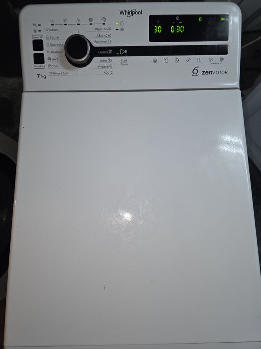 Whirpool verticală 7kg 1200 rotații ZEN motor