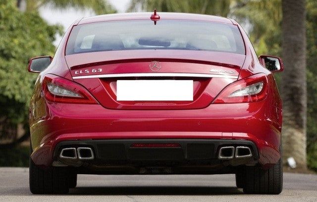 W218 C218 X218 дифузьор с накрайници  спойлер багажник стоп мъгла