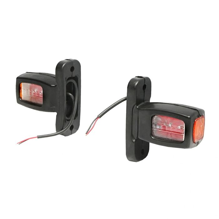 Lampa laterala de gabarit cu LED 12/24V, Rosu-Alb-Galben ERK