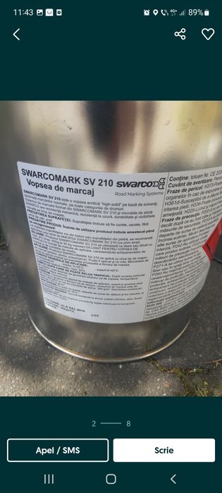 Vând vopsea kober 30 kg. Cutia