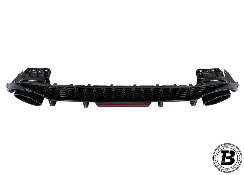 Difuzor Bara Spate compatibil cu Audi A3 8Y Sedan S3 Design