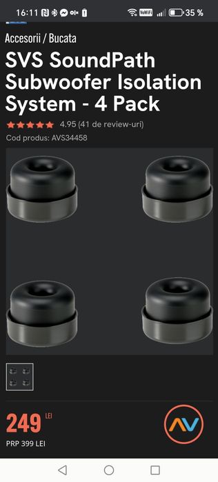 Subwoofer SVS Sb 2000-550w rms