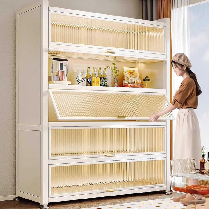 Китоб шкафи / чанг тушмайдиган китоб рафи / кўп қаватли китоб шкафи