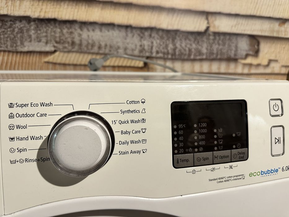 Пералня Samsung Eco bubble 6 kg.