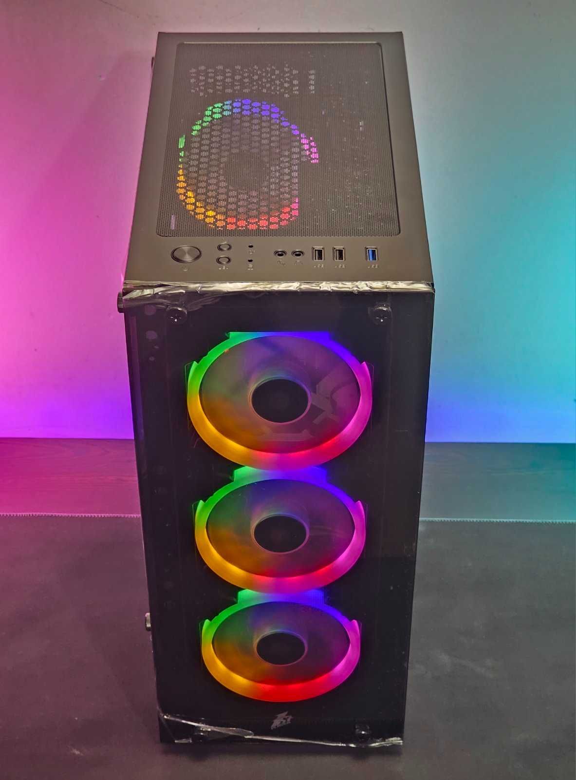Нов Геймърски Компютър/RX 6600 8GB/Ryzen 5-5500/RAM 16GB/SSD 512GB