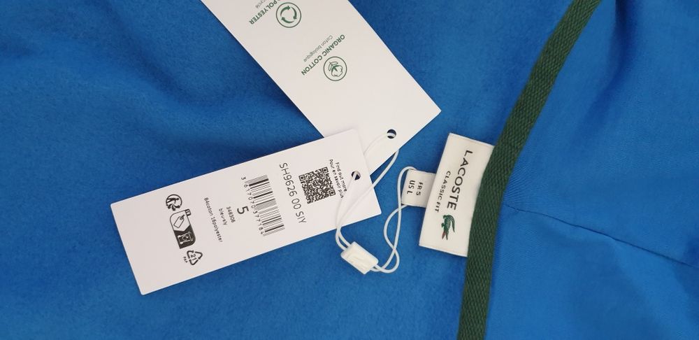 Lacoste Classic Fit Full Zip 5 - L НОВО! ОРИГИНАЛ! Качулка с цял цип!