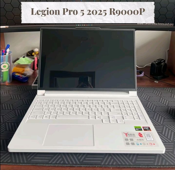 Новый запечатанный с пломбой Белый Lenovo Legion R9000P(5 pro) 2025