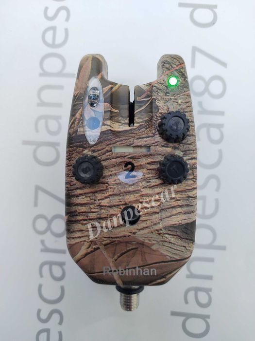 Set 4 Avertizori cu Statie ROBINHAN CAMUFLAJ CU LUMINA VEGHE si penar