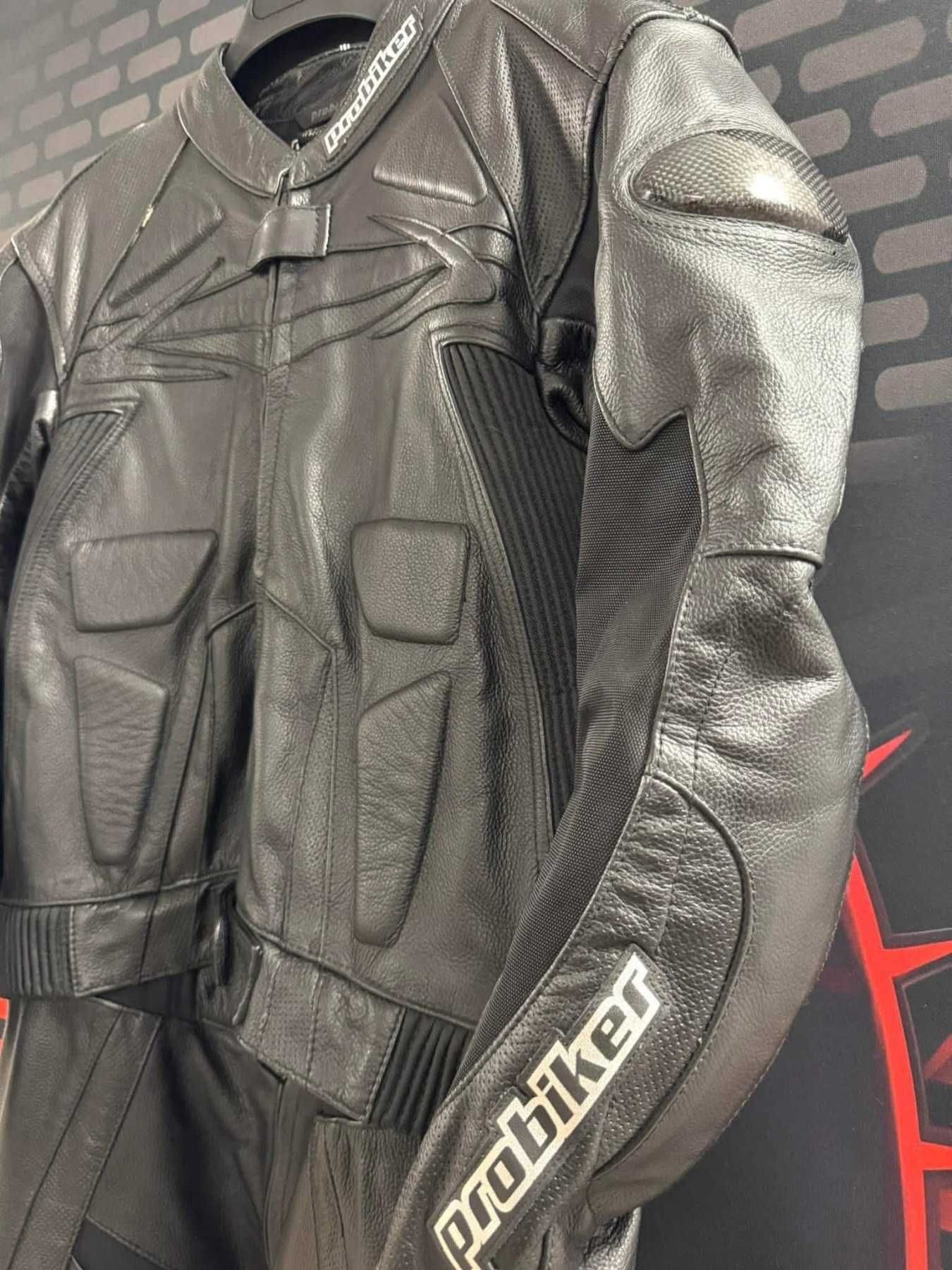 Кожен мото екип Probiker PRX-4 номер 52 на две части