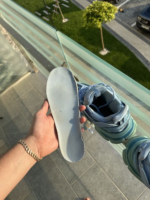 Balenciaga trak baby blue