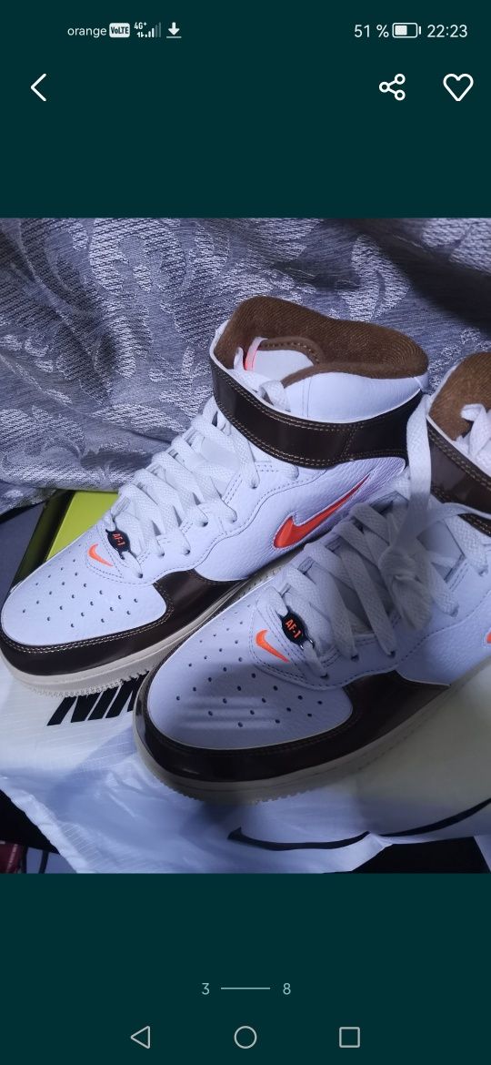 Nike air force 1mid QS. Nr 44