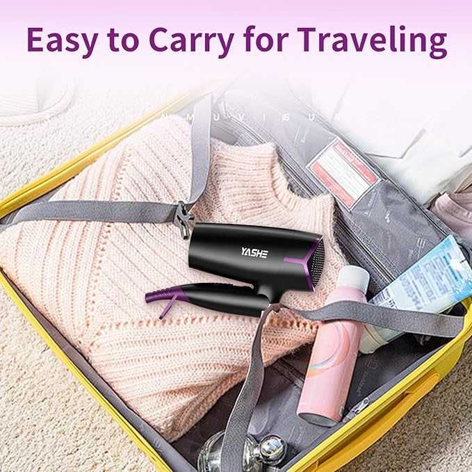 Сгъваем сешоар Yashe 1700W , компактен, за път