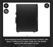 Desktop Gaming Lenovo IdeaCenter  unitate