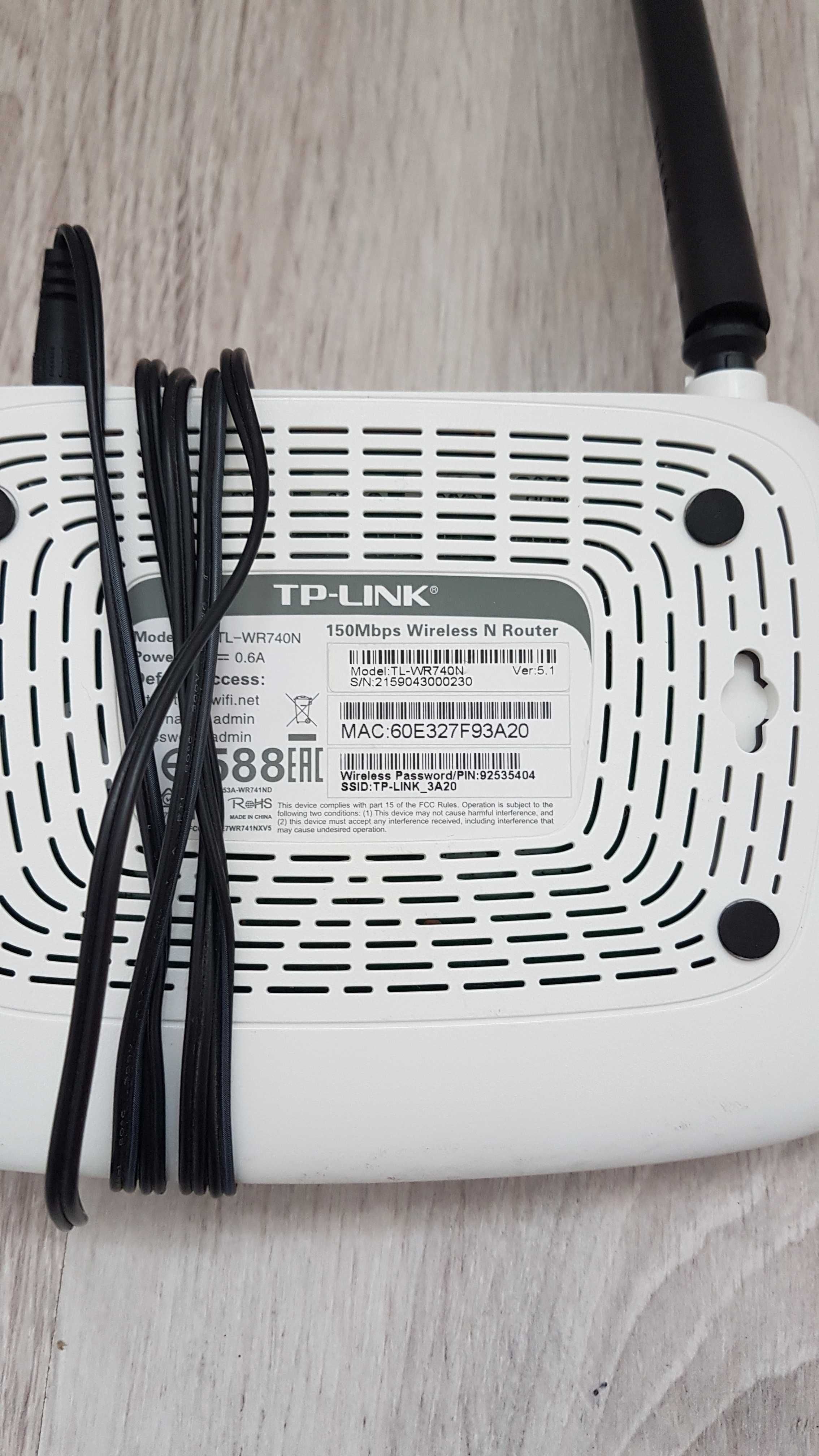 рутер TP LINK WR740N 150 mbps