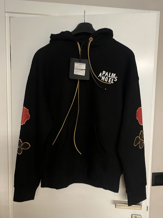 PALM ANGELS SIDE ROSES HOODIE Black/Red.100% oригинал.НОВ.RP - 1200лв