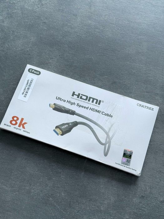 2 Cabluri CRATREE HDMI ultra High speed 8K