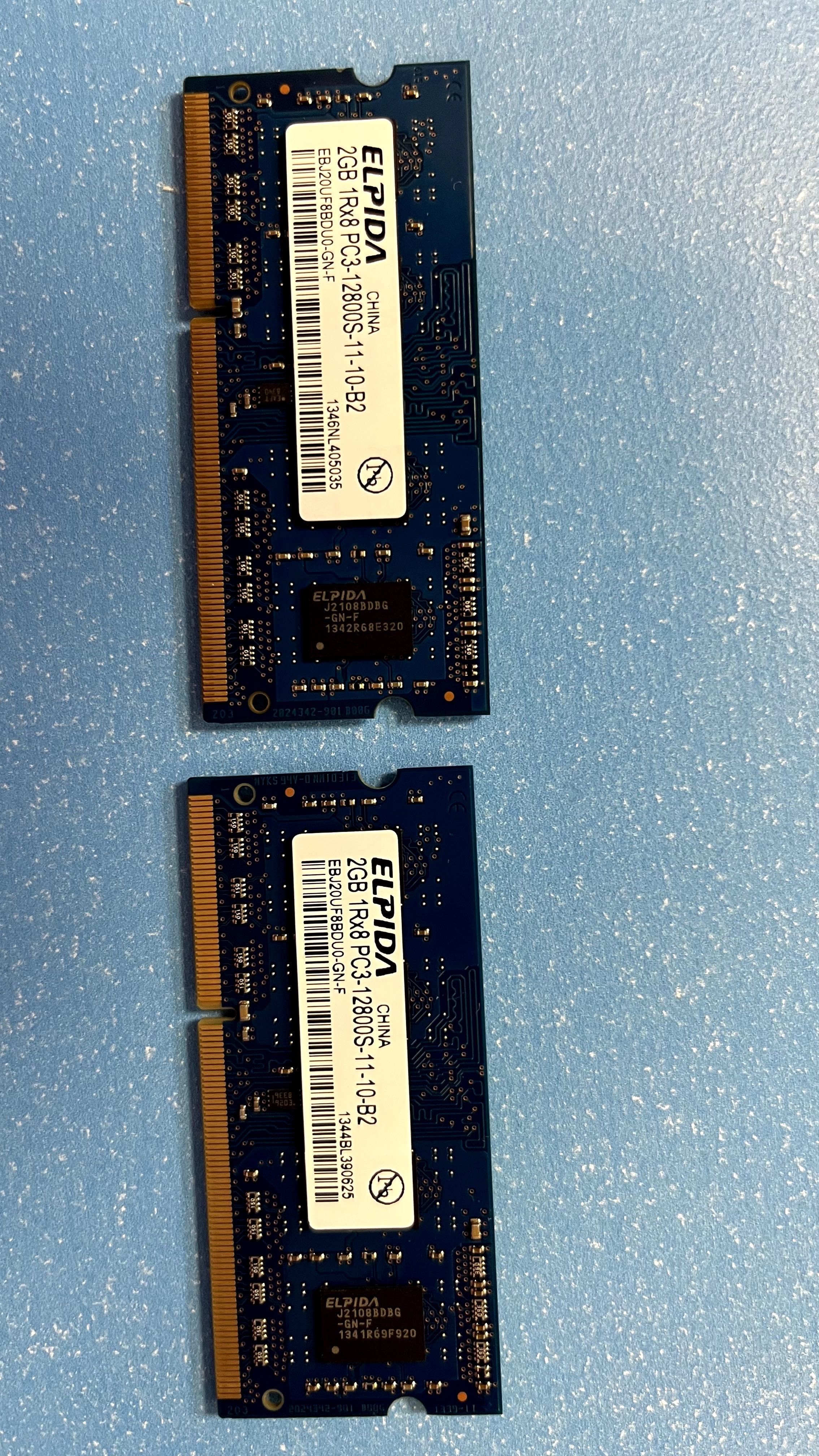 HDD хард диск 512 GB/ГБ и рам памет 2бр по 2гб/GB от Mac Mini 2012