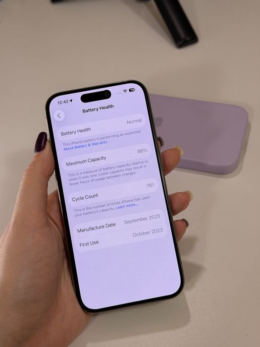 iPhone 15 Pro 128gb Natural Titanium