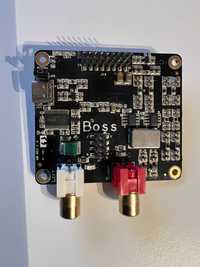 Boss v1.2 Hi-Fi DAC за Raspberry Pi и ACRYLIC CASE FOR RPI + BOSS