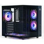 Корпус Wintek Cube Pro V909-B TG, ATX, USB 1*3.0/2*2.0, 5*12cm ARGB