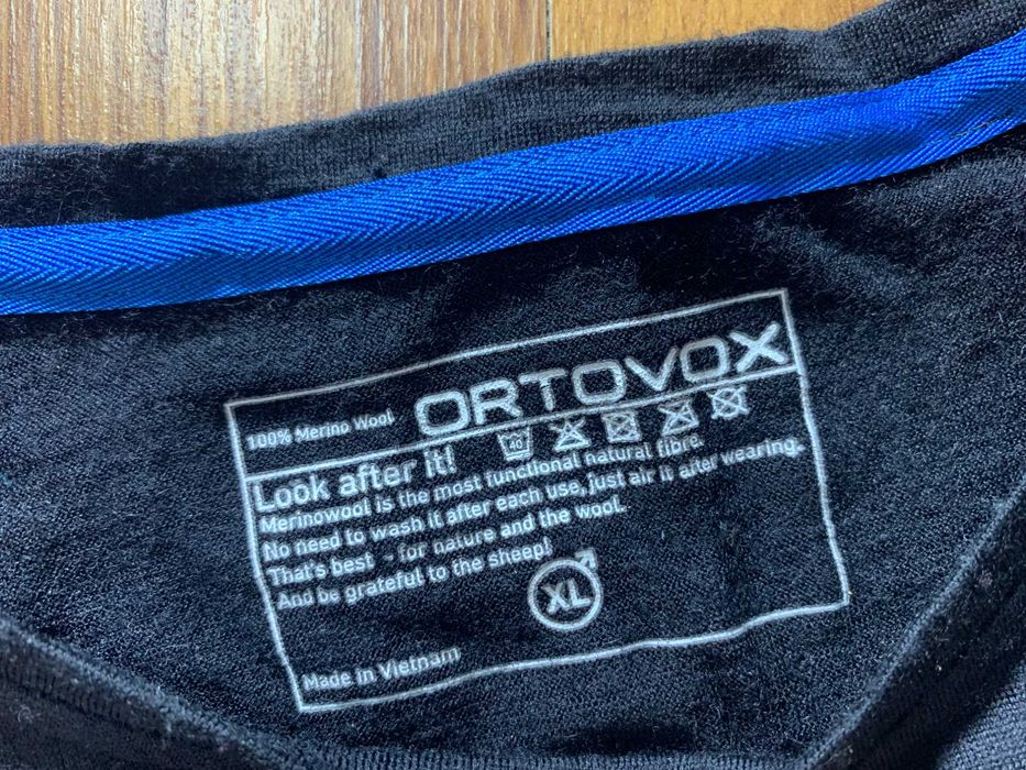 Мъжка мериносова блуза Ortovox Base Layer XL