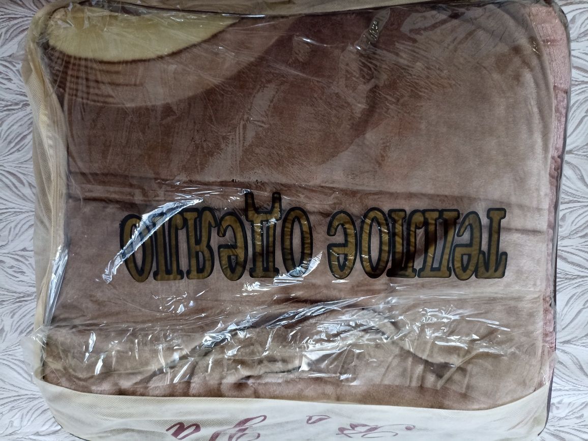 Одеяло двойное флисовое