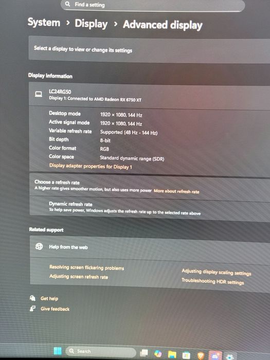 Monitor gaming curbat