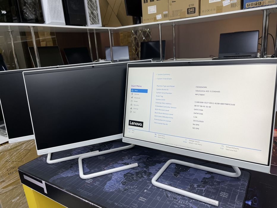 Моноблок Lenovo AIO 22’ AMD Ryzen 3-3250U|8Gb|SSD256Gb|Radeon