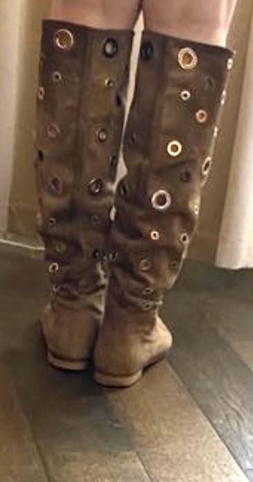 Cizme Lesilla de piele intoarsa