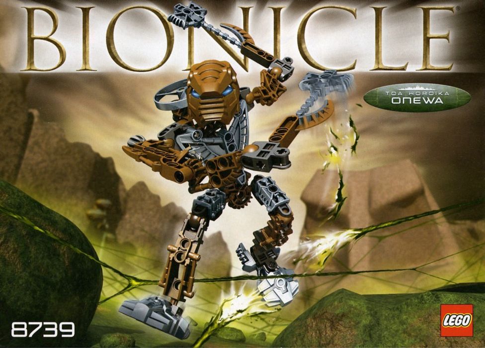 Lego Bionicle 8739 -  Toa Hordika Onewa (2005)