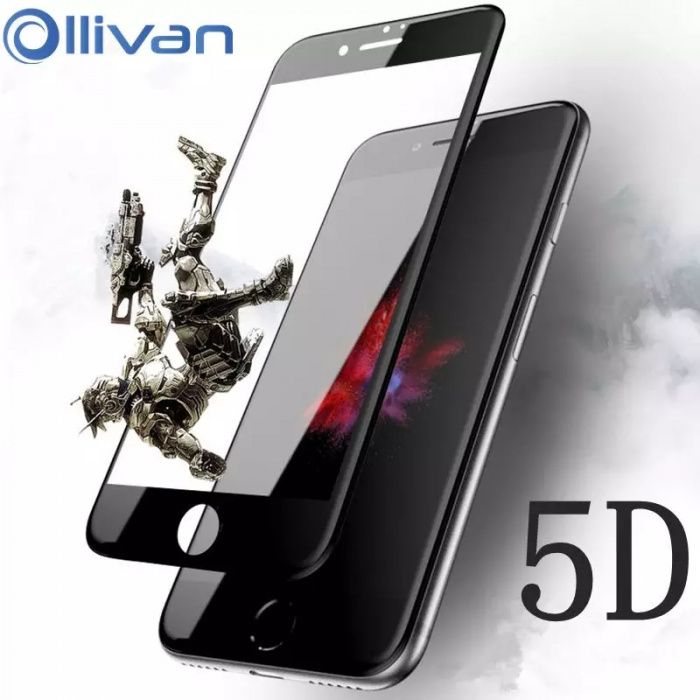 Folie sticla 5D - Full Glue pentru   Iphone 7 / Iphone 8 / X