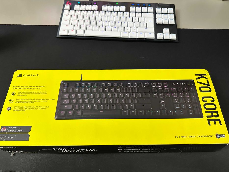 Tastatura mecanica Corsair K70 CORE, red switches, RGB