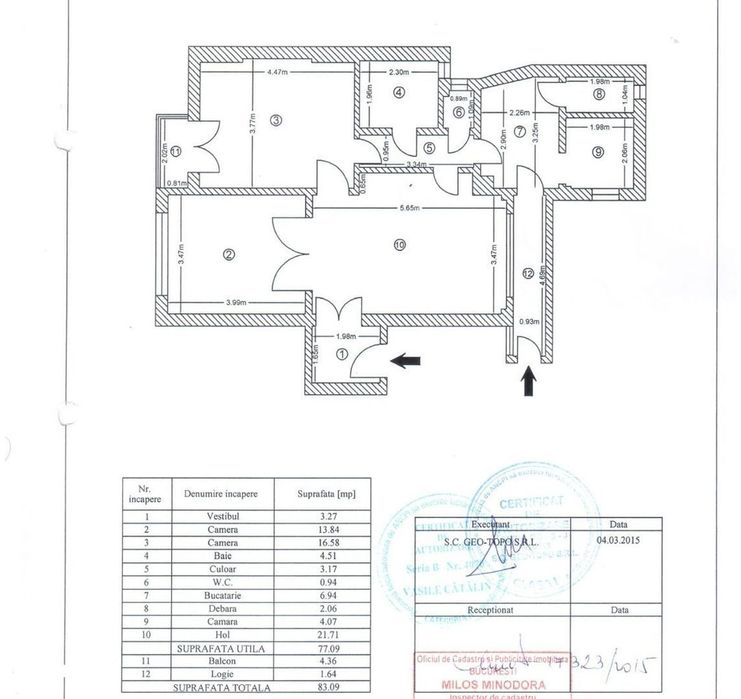 Apartament 3 camere Dorobanti M261
