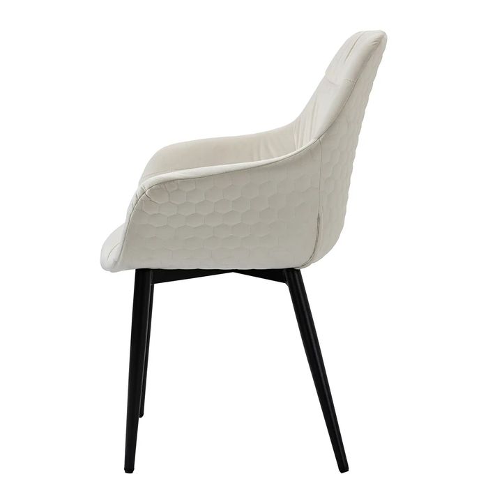 SS21! NOU Fotoliu dinning, cream, catifea