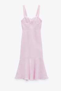 Новое розовое платье ZARA
