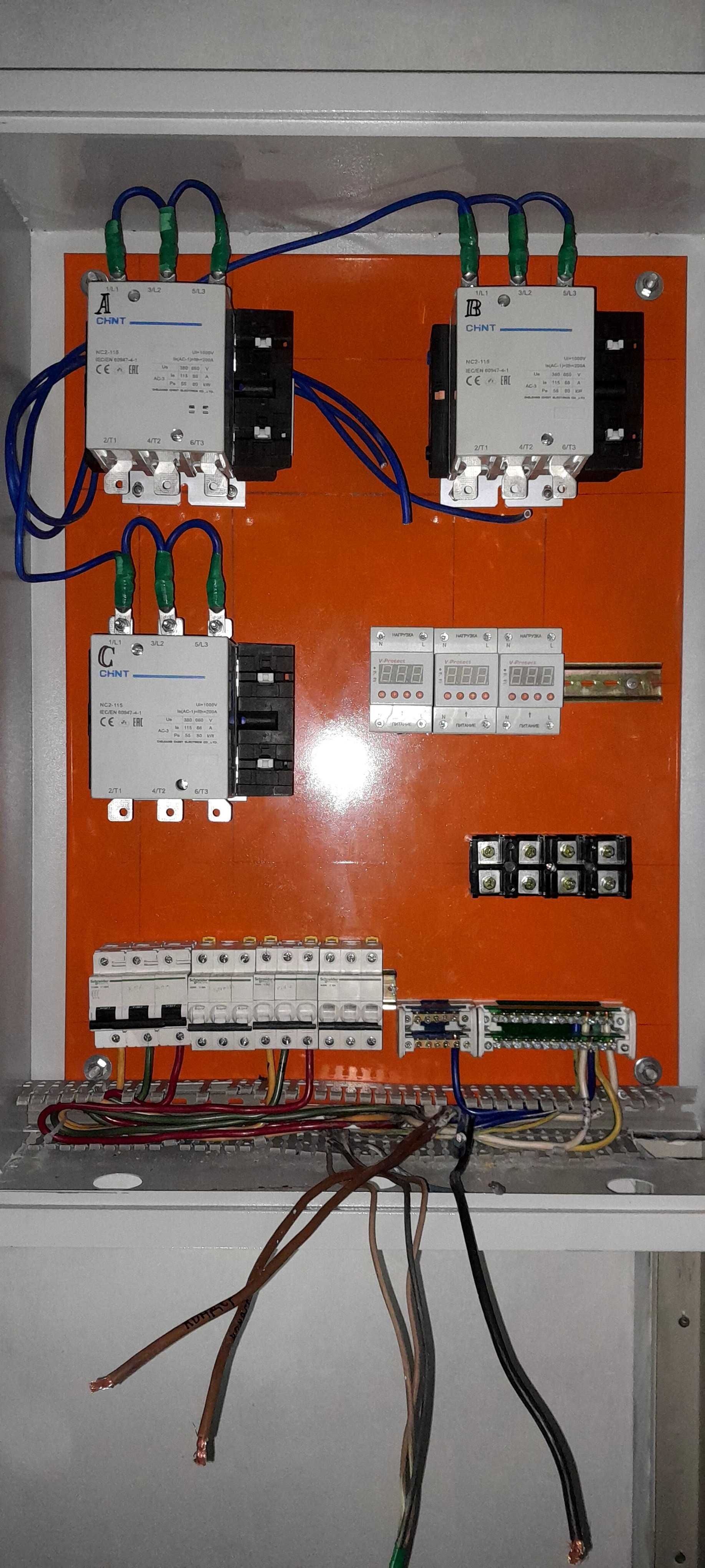 Электро монтаж сборка щитов профилактика