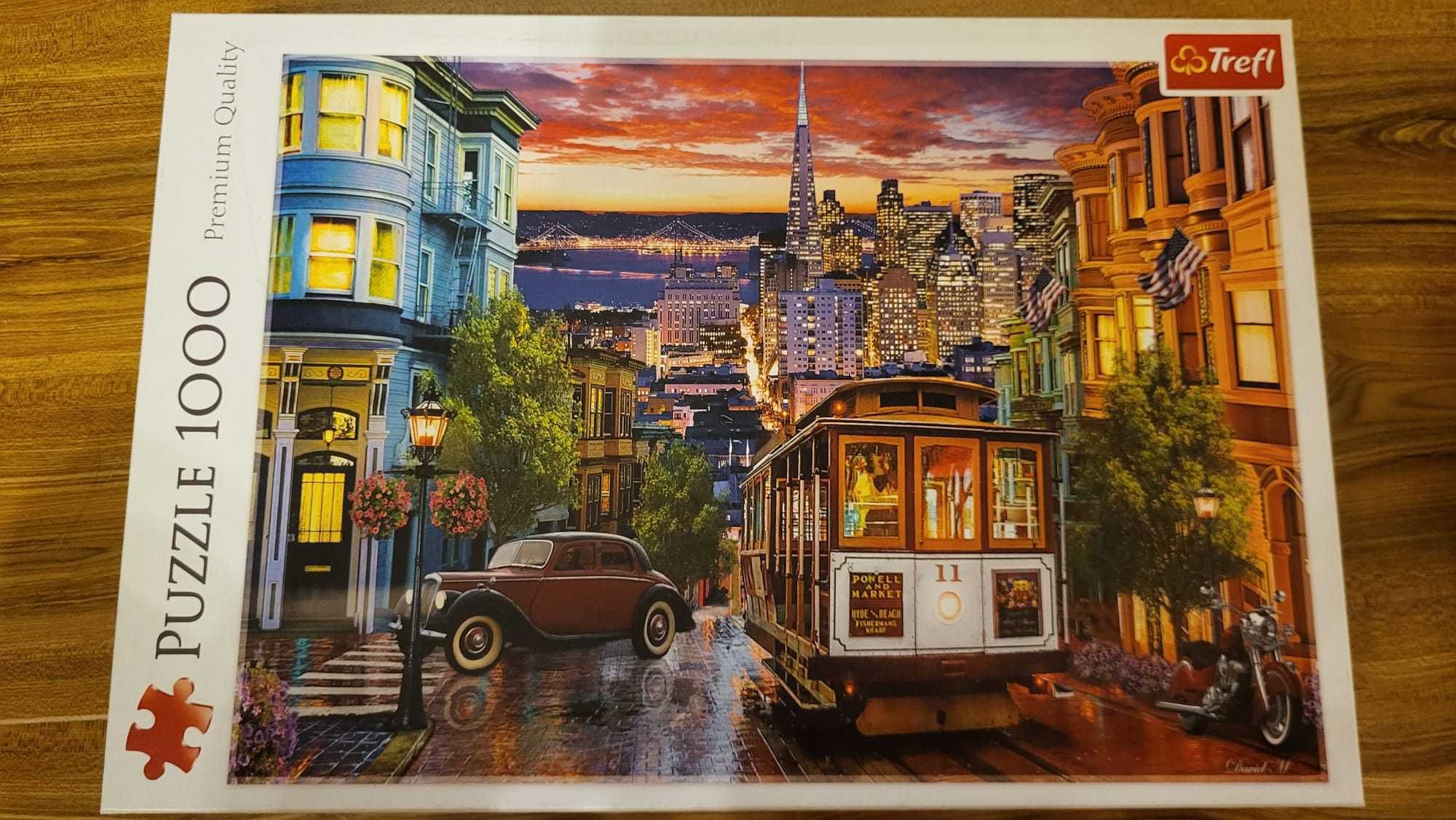 Puzzle Trefl 1000 piese utilizat - San Francisco