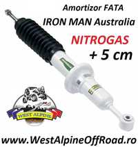 Amortizor Mitsubishi PAJERO V40 V60 V80 FATA - IRON MAN NitroGas +5 cm