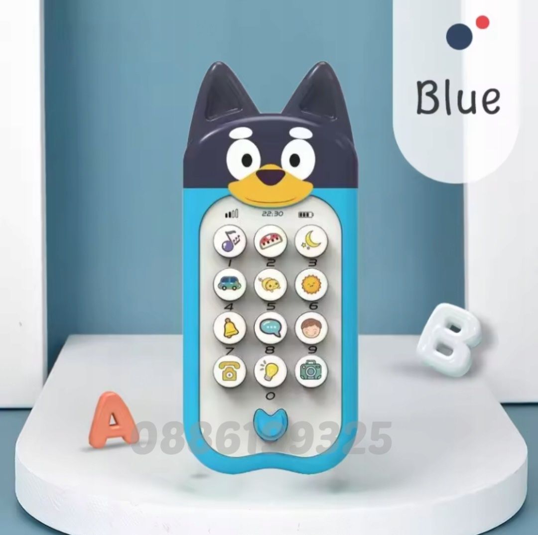 Плюшена играчка Блуи и Бинго + Музикален Телефон Bluey and Bingo