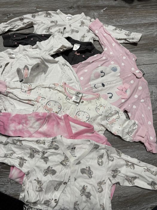 Лот ромпъри 68 3-6 месеца