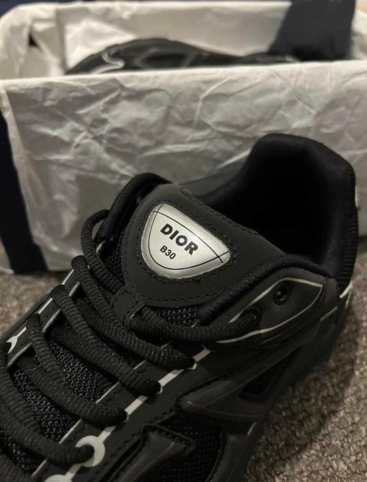 Dior B30 Sneakers Smart Casual Black Full