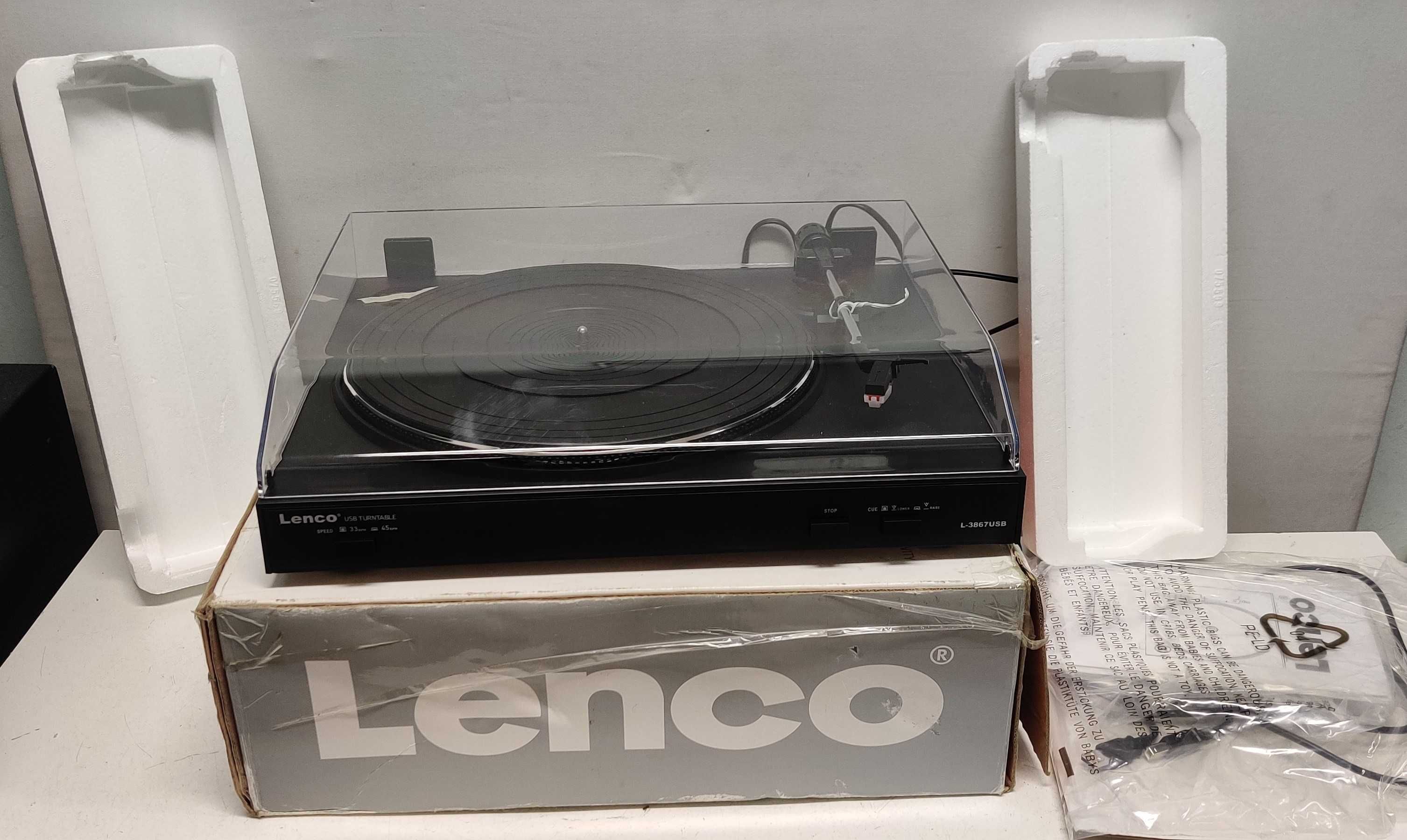 Lenco L 3867 muzica pickup USB nou la cutie vinil muzica