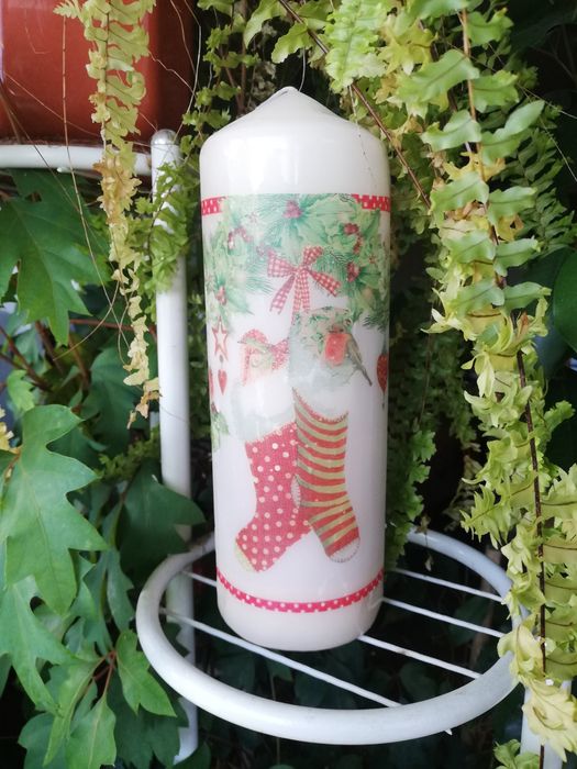 Коледни дизайнерски   свещи