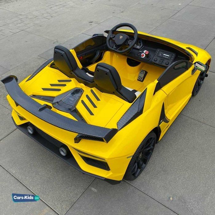 Электромобиль Lamborghini Aventador SVJ Drift Yellow Carbon