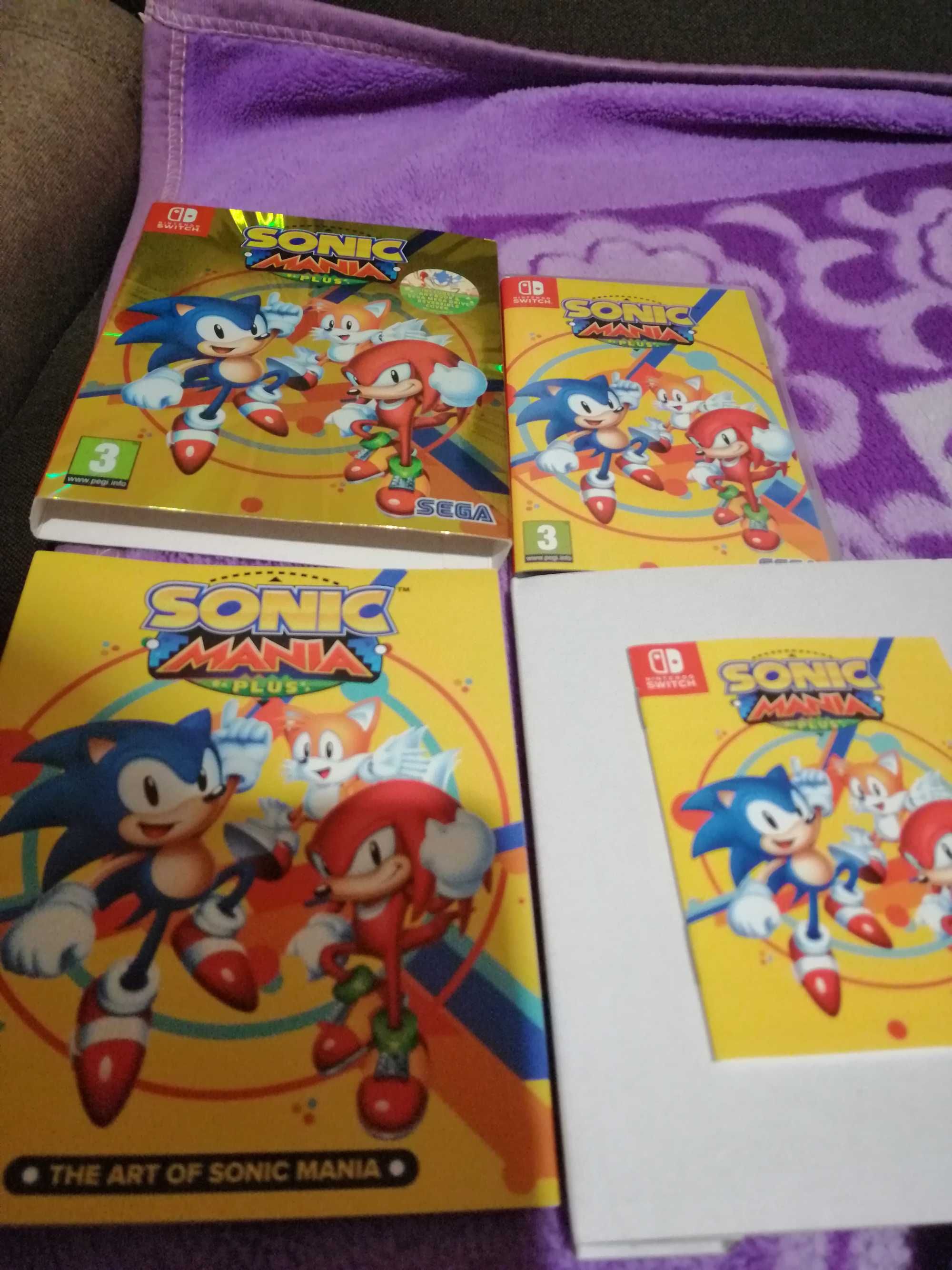 Sonic Mania (joc Nintendo Switch) + manual arta