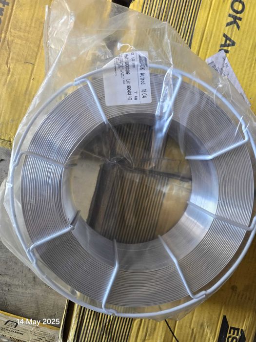 Sarma sudura aluminiu ESAB Autrod 18.04 & 18.15, grosime 1.2 mm
