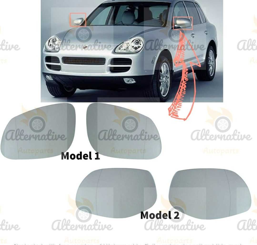 Стъкло за огледало за Porsche Cayenne 2002-2010,Порше Каен,Кайен