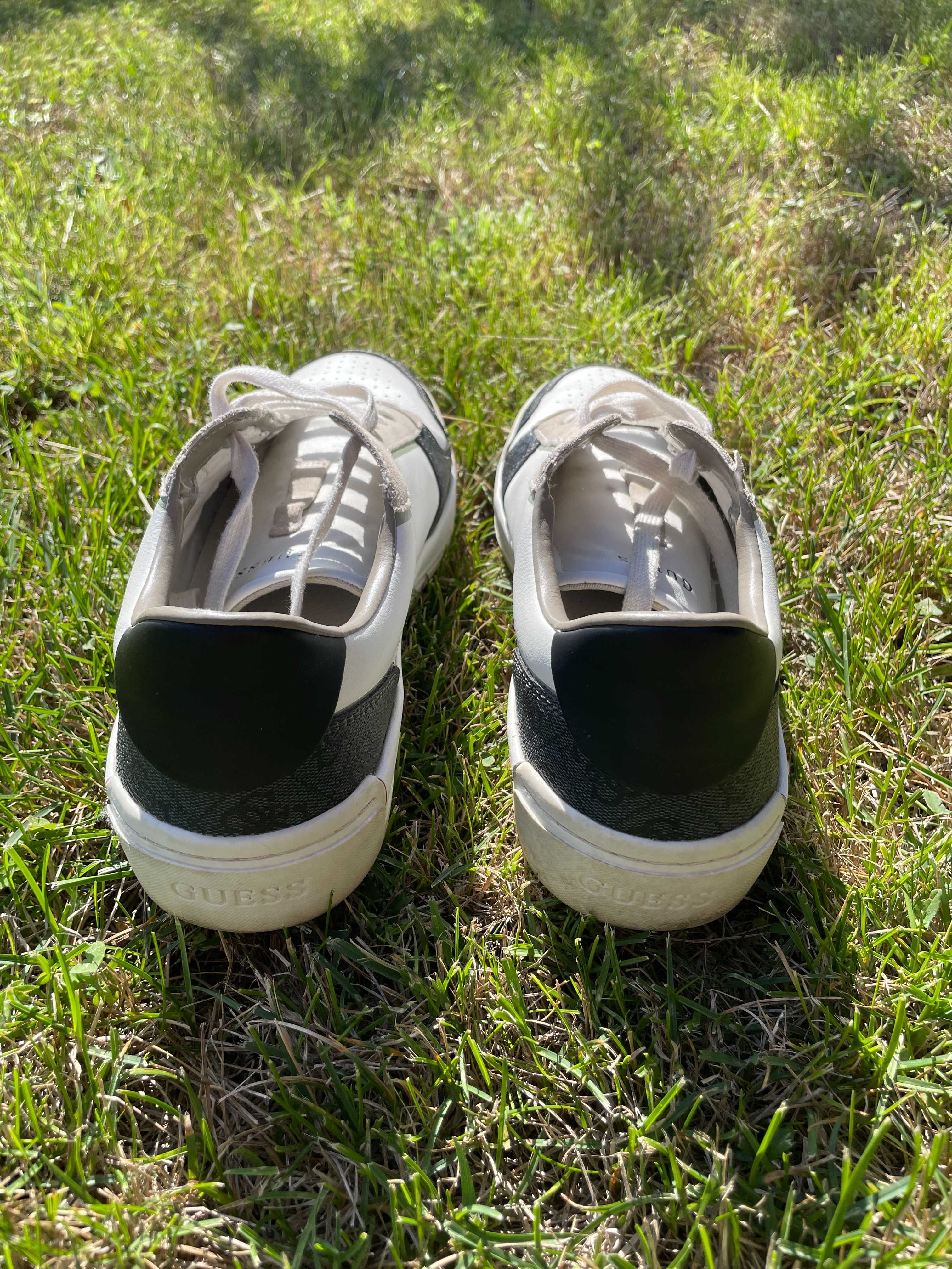 Guess Еко-кожени маратонки тип "sneakers"