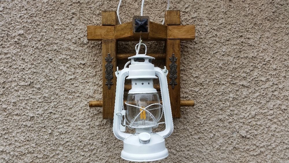 Стенна лампа фенер - Ретро аплик винтидж