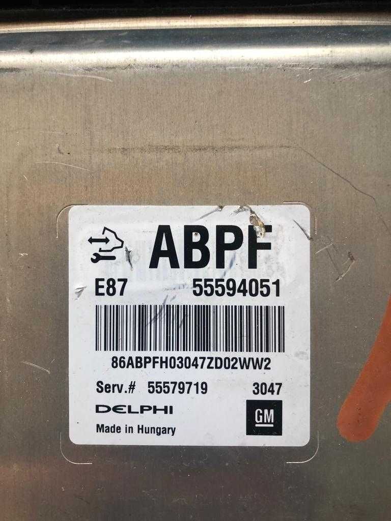 Calculator motor ECU Opel Corsa D 2011 1.7 cdti cod 55594051